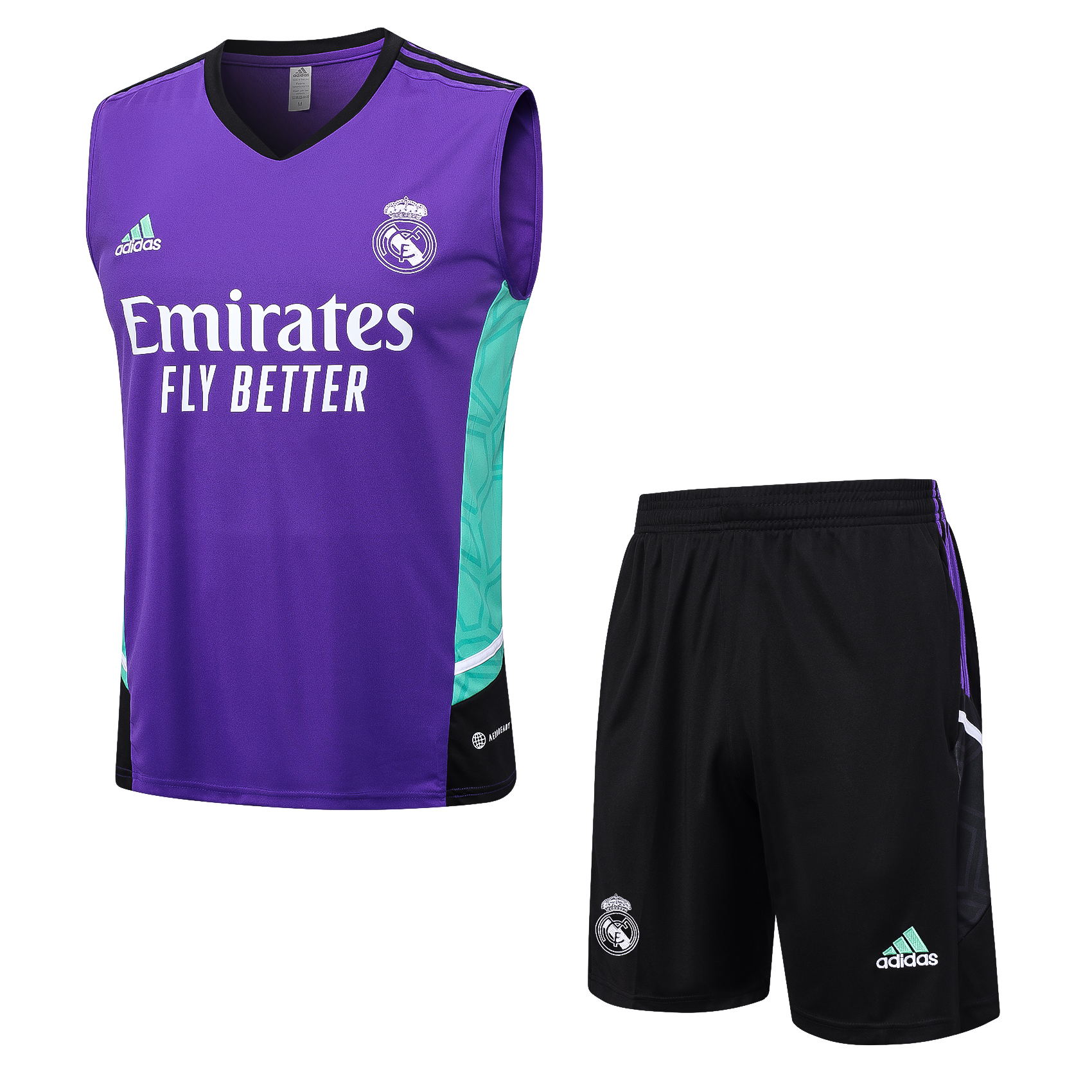 Real Madrid 23-24 Purple Training Vest Suit